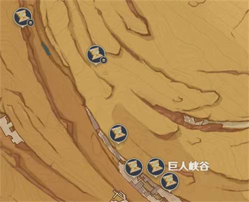 原神千壑沙地圣章石位置大全 3.4圣章石位置分布图