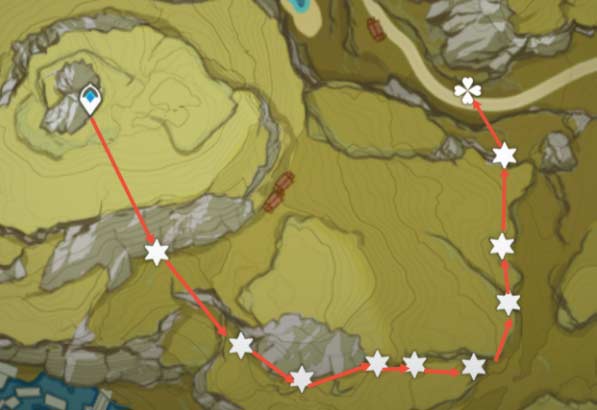 原神石珀采集地点地图新手-钟离突破材料石珀采集点位